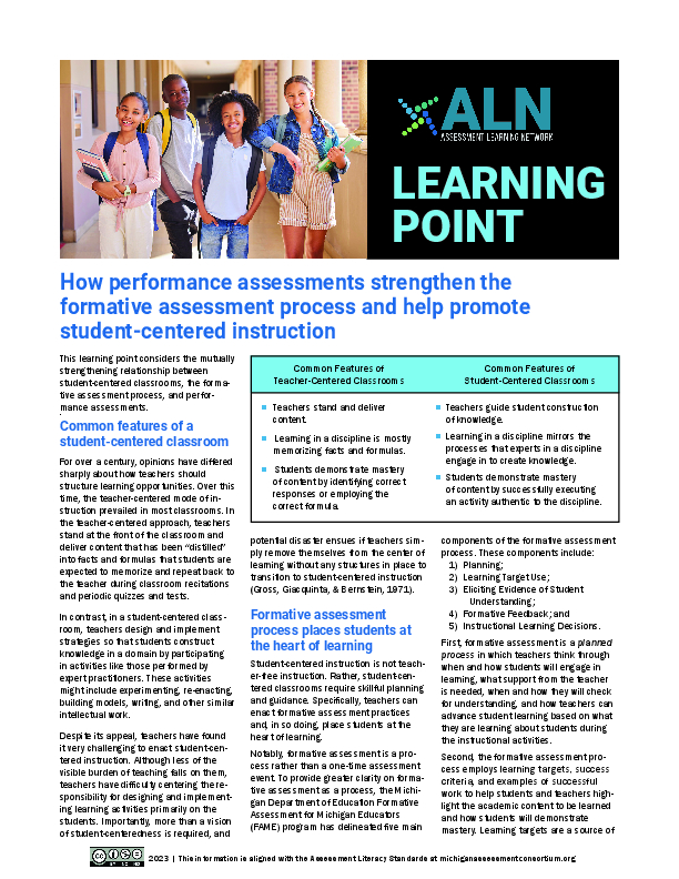 LP HOW PA STRENGTHENS STUDENT CENTERED INSTRUCTION